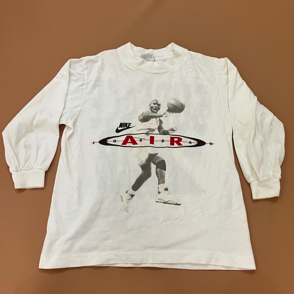Nike Other - Vintage Nike Air‎ Jordan Long Sleeve T-Shirt Graphic Tee Basketball USA Boys S